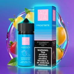Banánovo-jahodový s mentolem Aqua Frostbite 100ml E-Juice