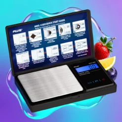 Černá AWS 1200G X 0.1G digitální váha