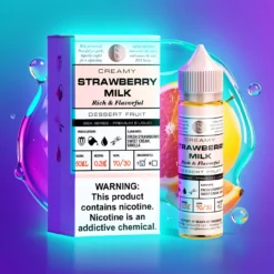 Jahodové mléko BSX E-liquid 3mg/6mg 70VG/30PG 60ml
