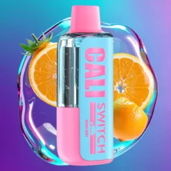 Modrá malina limonáda Cali Switch 50K Duální mesh cívka