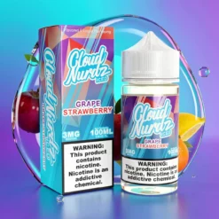 Ledové Hroznové Jahody Cloud Nurdz Freebase 100ml