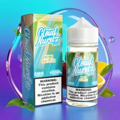 Ledový Kiwi Meloun - Cloud Nurdz Syntetický Nikotin 100ml