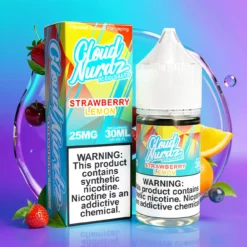 Ledová jahoda citron Cloud Nurdz Salts 30ml 50/50