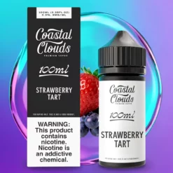 Jahodový koláč Coastal Clouds 100ml E-liquid