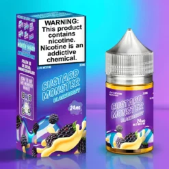 Ostružinový pudink Jam Monster Custard Monster Salt 30ml