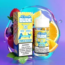 Borůvková French Dude 100ml E-Liquid