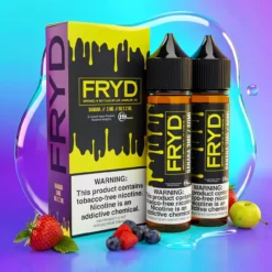 Banánový syntetický nikotin freebase FRYD E-Liquid 120ml