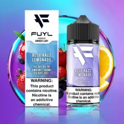 Modrá malina limonáda FUYL By Dinner Lady 100ml E-liquid