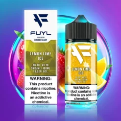Citronová limetková ledová FUYL By Dinner Lady 100ml E-Juice