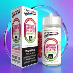 Jahoda Meloun Broskev Mentol Innevape 100ml E-liquid