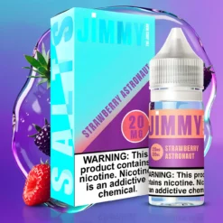 Jahodový Astronaut Jimmy The Juice Man 30ml Solná Náplň