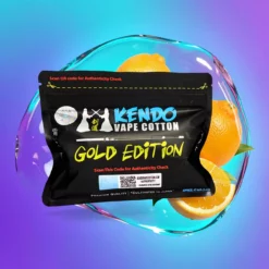 Zlatá edice Kendo Vape Cotton, organická japonská bavlna