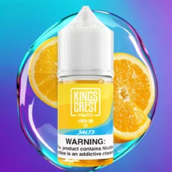 Citronová Limetková Ledová King's Crest Fruits Salts 30ml