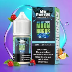 Modrá Malina Mr.Freeze Moon Rocks 30ml Sůl E-liquid