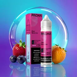 Růžové bobule s ledem Pacha Syntetický nikotin 60ml