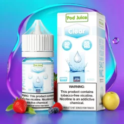 Bez příchutě Pod Juice Salt nikotinové soli 50/50 VG/PG 30ml