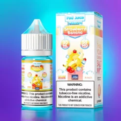 Jahoda Banán Mrazivý Pod Juice Salt 30ml bez tabáku
