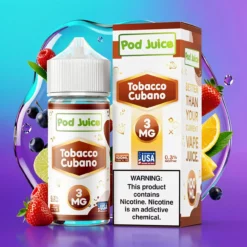 Tabáková Pod Juice Cubano 100ml Freebase E-Juice