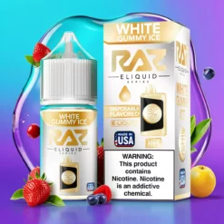 Bílá gumová ledová Pod Juice x RAZ Salt nikotinové soli 30ml