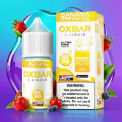 Banánový sen s ledem Pod x Oxbar Juice Salt TFN 30 ml