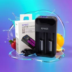 Efest LUSH Q2 Inteligentní LED nabíječka baterií 2-slot