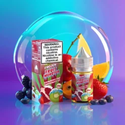 Jahoda Kiwi Granát Frozen Fruit Monster Ice Salt 30ml