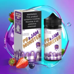 Hroznová Jam Monster PB & Jam 100ml E-liquid