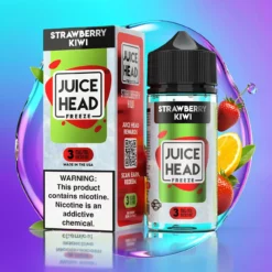 Jahoda Kiwi Juice Head Freeze 100ml E-liquid