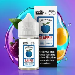 Jablečný slushie mentol 7 Daze Reds x Keep It 100 Salt 30 ml
