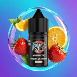 Jahoda, malina a kiwi Ruthless Strizzy 30ml nikotinová sůl