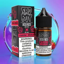 Jahodový cheesecake - SadBoy CakeLine 30ml nikotinová sůl