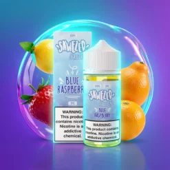 Ledová modrá malina Skwezed Blue Blast 100ml 70VG/30PG