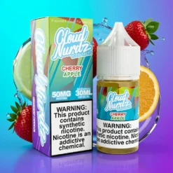Ledová třešeň-jablko Cloud Nurdz Salts 30ml e-liquid