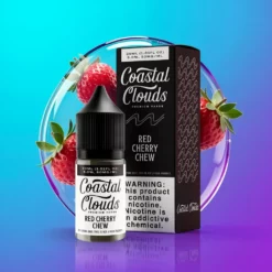 Červená třešeň žvýkačka Coastal Clouds Salt 30ml 35mg/50mg
