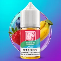 Meloun Kiwi Jahoda Led King's Crest Fruits Salts 30ml