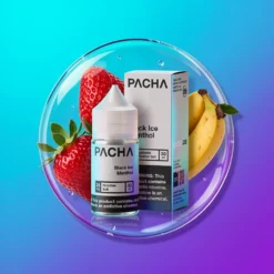 Černý led mentol Pacha Salts syntetický nikotin 30ml