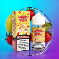Jahodový Pancake Man 100ml E-Juice