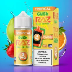 Tropický příval Pod Juice RAZ 100ml bez tabákového nikotinu