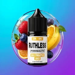 Maui Ananasový džus Ruthless Essentials Salt 30ml E-Juice