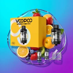Černý VooPoo Uforce X II Tank 5 ml Plnění shora