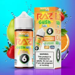 Tropický ledový příval Pod Juice X Raz 100ml 0/3/6mg